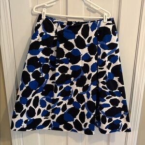 Sara Campbell Abstract Blue circle Skirt size 12 like new condtion